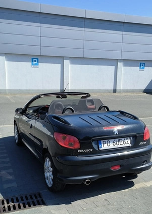 Peugeot 206 CC cena 7900 przebieg: 227000, rok produkcji 2004 z Poznań małe 254